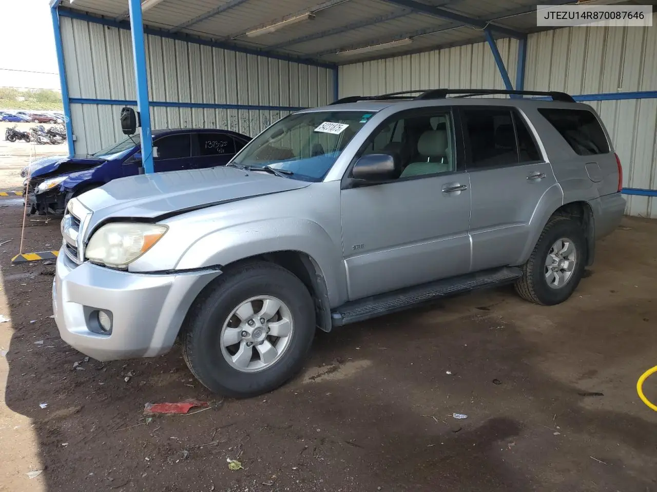 2007 Toyota 4Runner Sr5 VIN: JTEZU14R870087646 Lot: 54231875