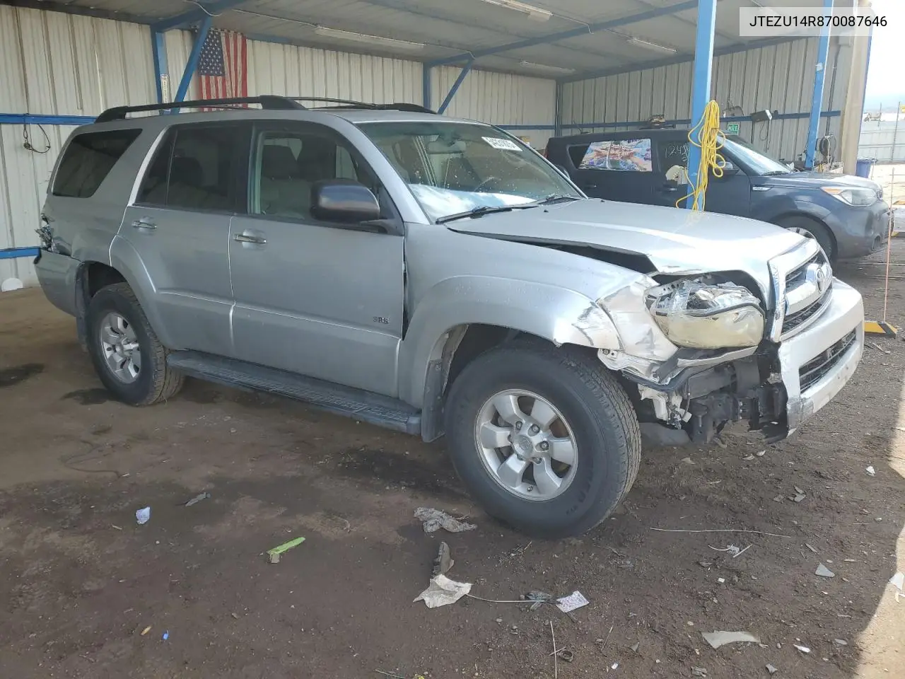 2007 Toyota 4Runner Sr5 VIN: JTEZU14R870087646 Lot: 54231875