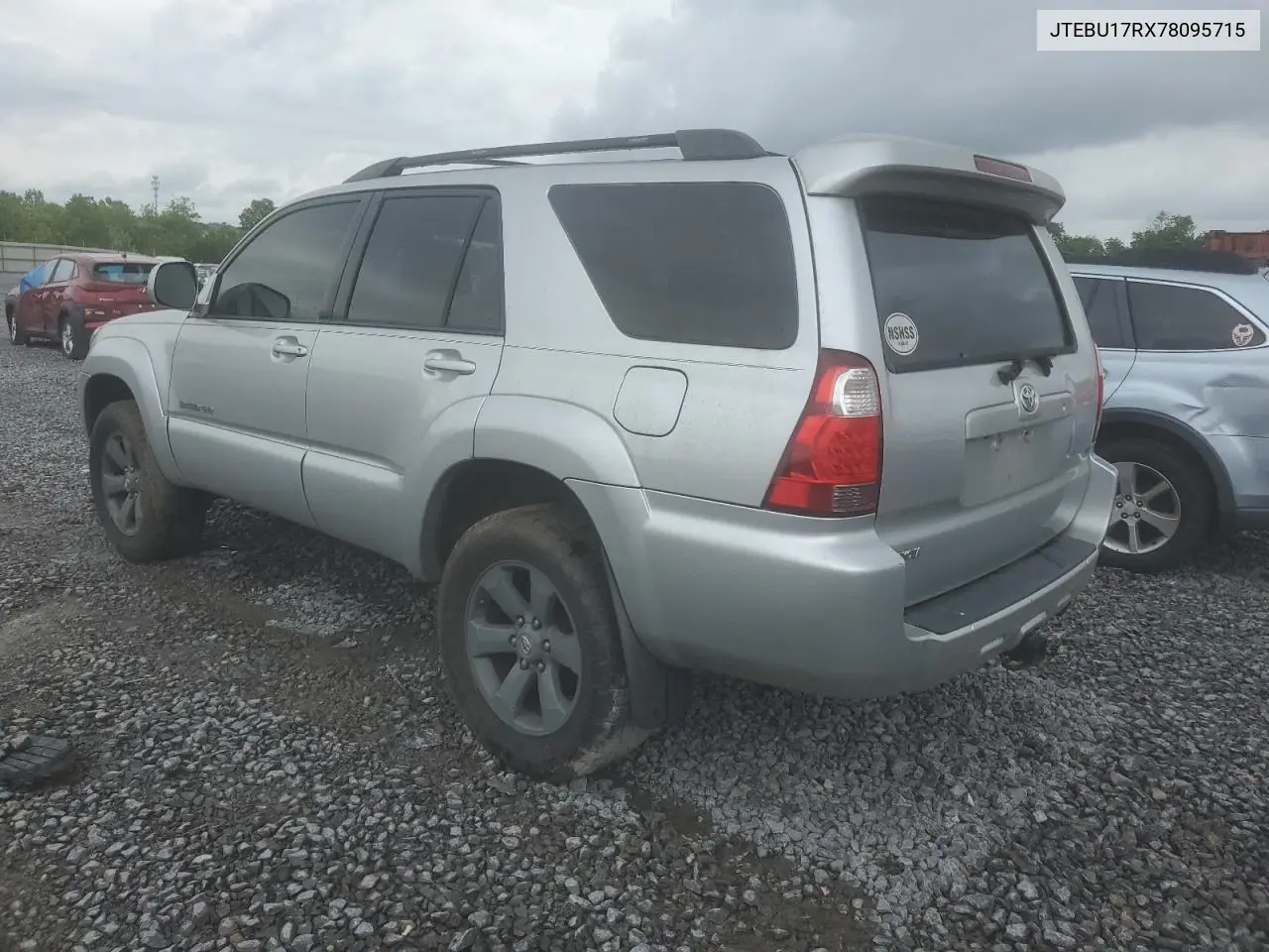2007 Toyota 4Runner Limited VIN: JTEBU17RX78095715 Lot: 56511295