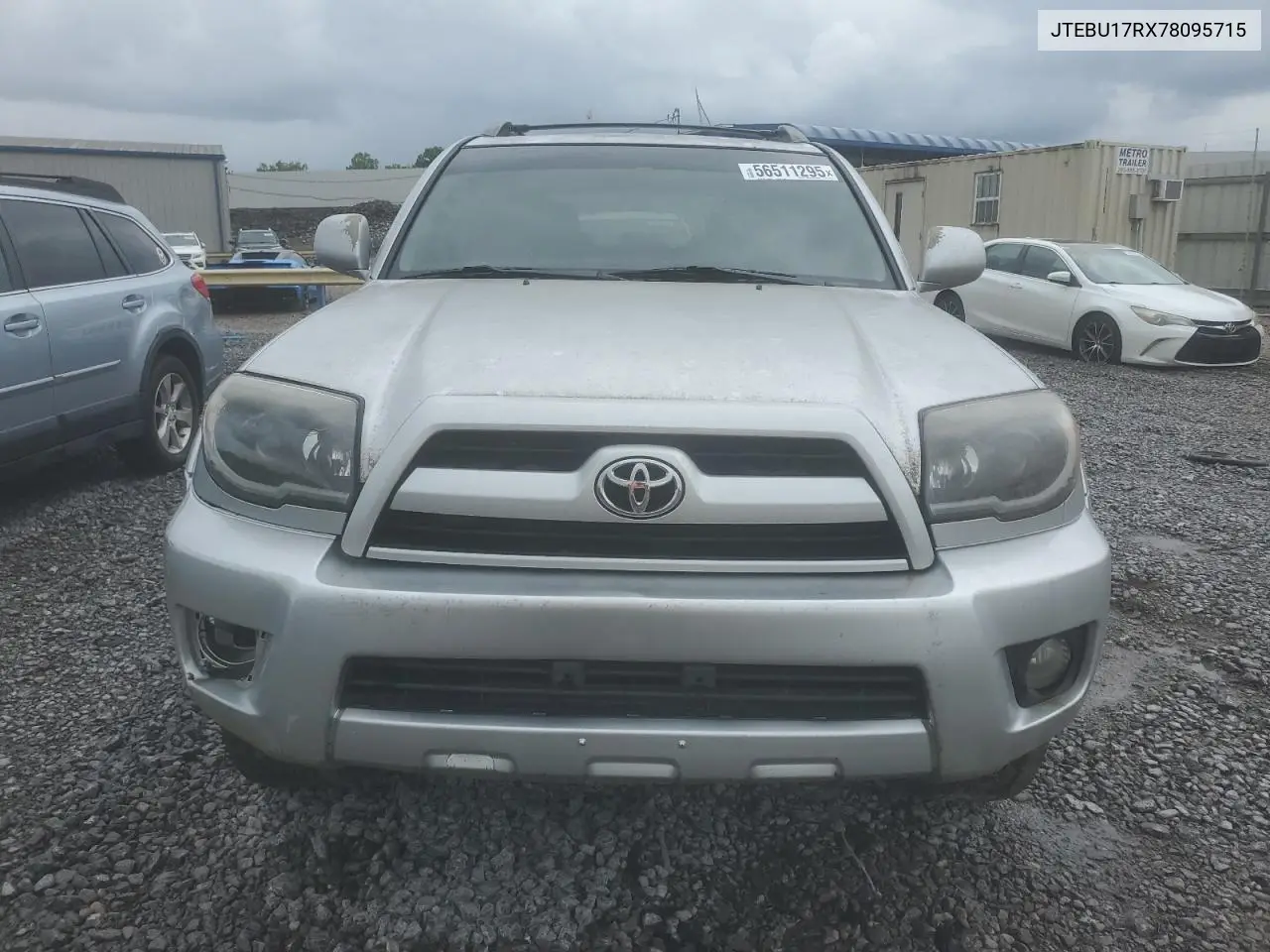 2007 Toyota 4Runner Limited VIN: JTEBU17RX78095715 Lot: 56511295