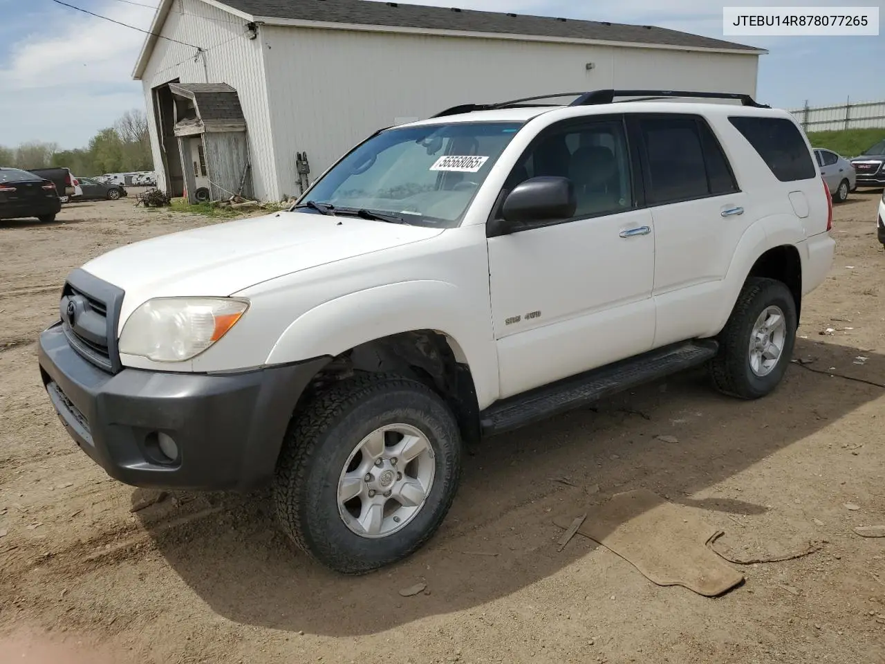 2007 Toyota 4Runner Sr5 VIN: JTEBU14R878077265 Lot: 56568065