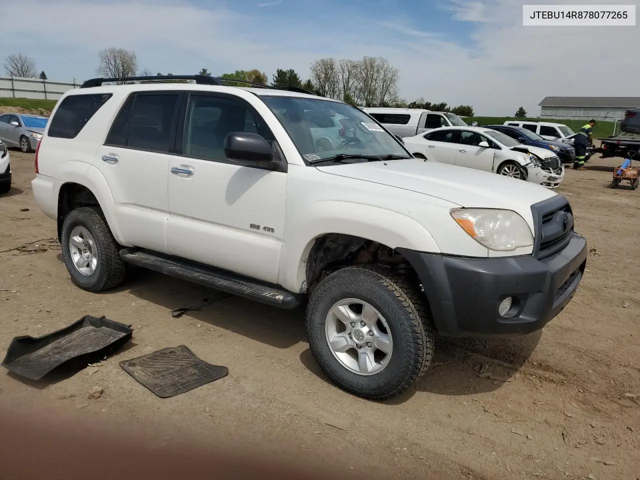 2007 Toyota 4Runner Sr5 VIN: JTEBU14R878077265 Lot: 56568065