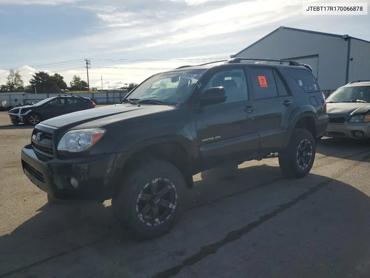 2007 Toyota 4Runner Limited VIN: JTEBT17R170066878 Lot: 56783545