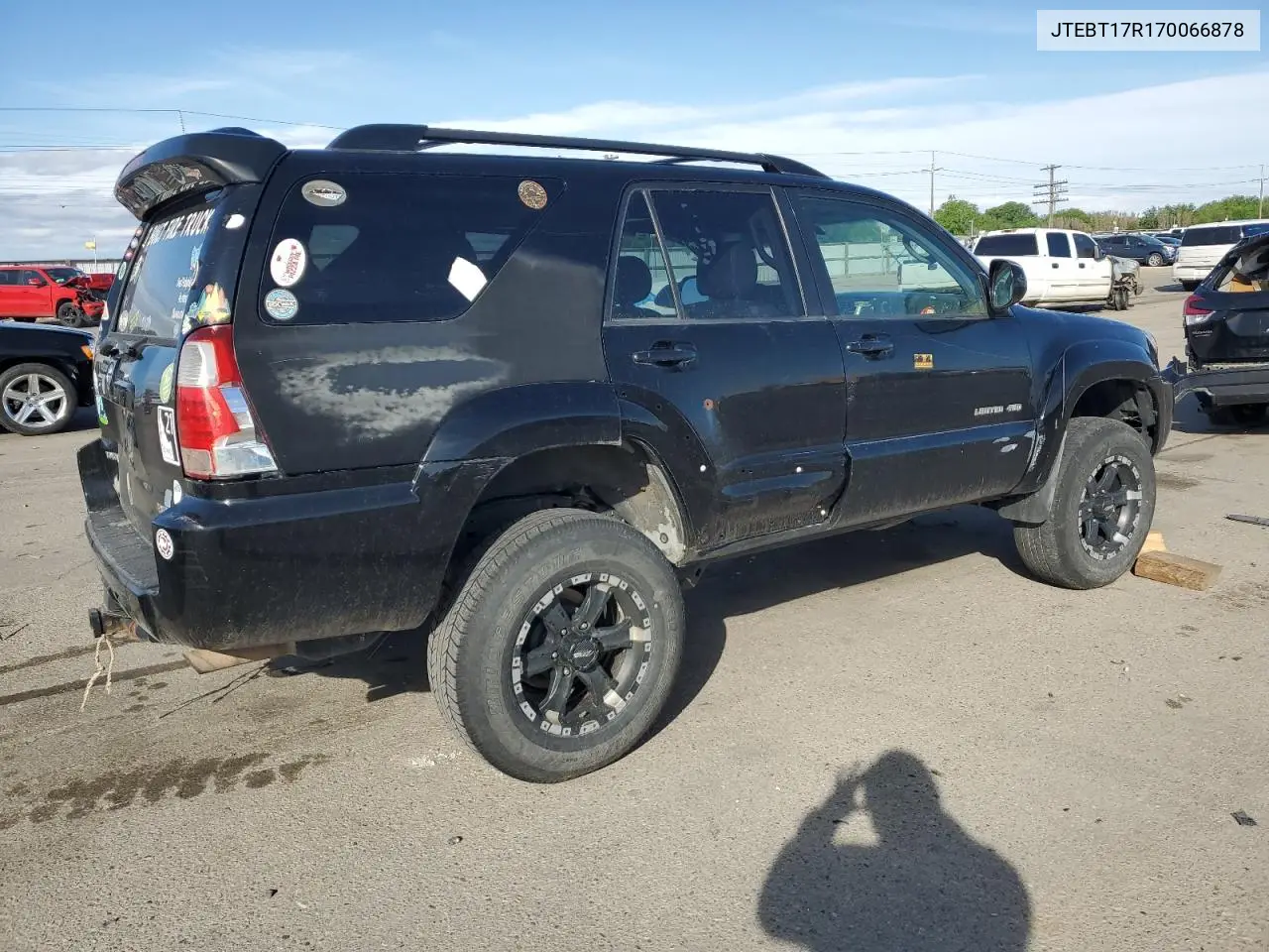 2007 Toyota 4Runner Limited VIN: JTEBT17R170066878 Lot: 56783545