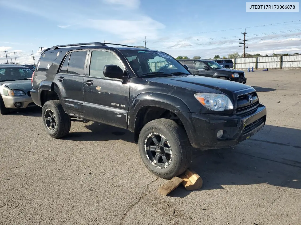 2007 Toyota 4Runner Limited VIN: JTEBT17R170066878 Lot: 56783545