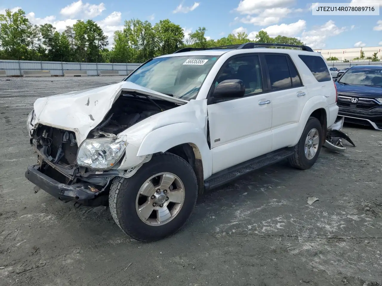 2007 Toyota 4Runner Sr5 VIN: JTEZU14R078089716 Lot: 56835355