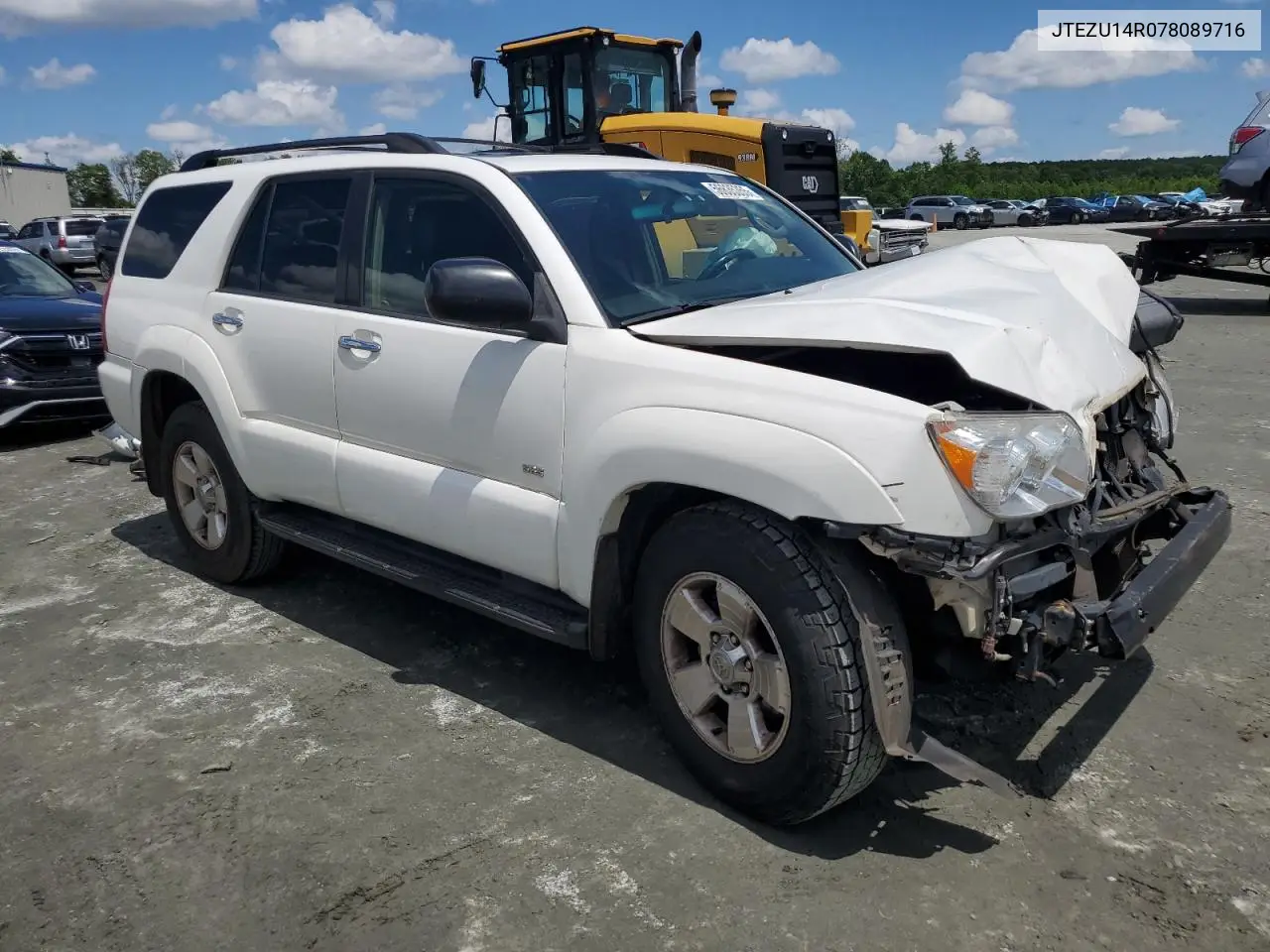 2007 Toyota 4Runner Sr5 VIN: JTEZU14R078089716 Lot: 56835355