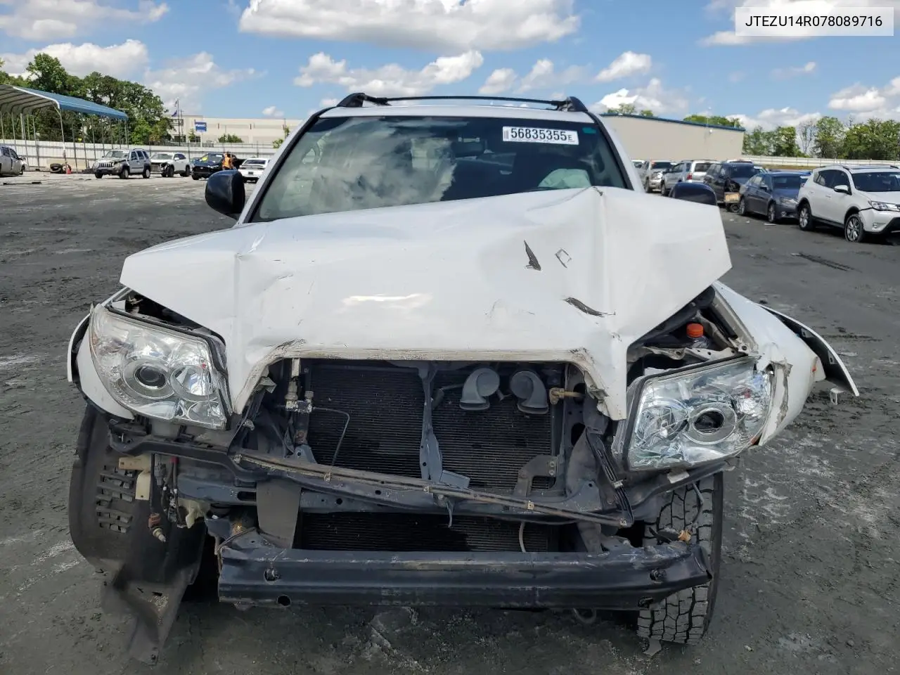 2007 Toyota 4Runner Sr5 VIN: JTEZU14R078089716 Lot: 56835355