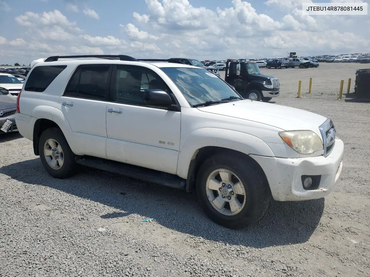 2007 Toyota 4Runner Sr5 VIN: JTEBU14R878081445 Lot: 56843295