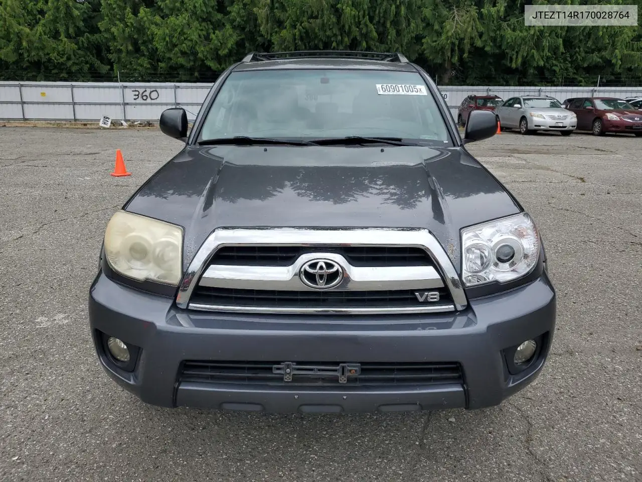 2007 Toyota 4Runner Sr5 VIN: JTEZT14R170028764 Lot: 60901005