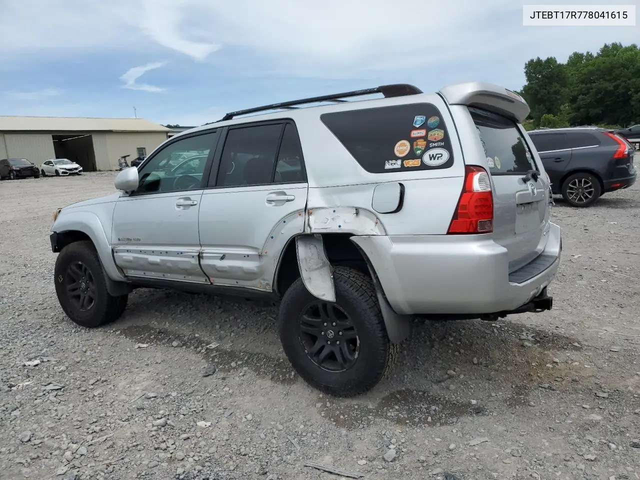 2007 Toyota 4Runner Limited VIN: JTEBT17R778041615 Lot: 61758515