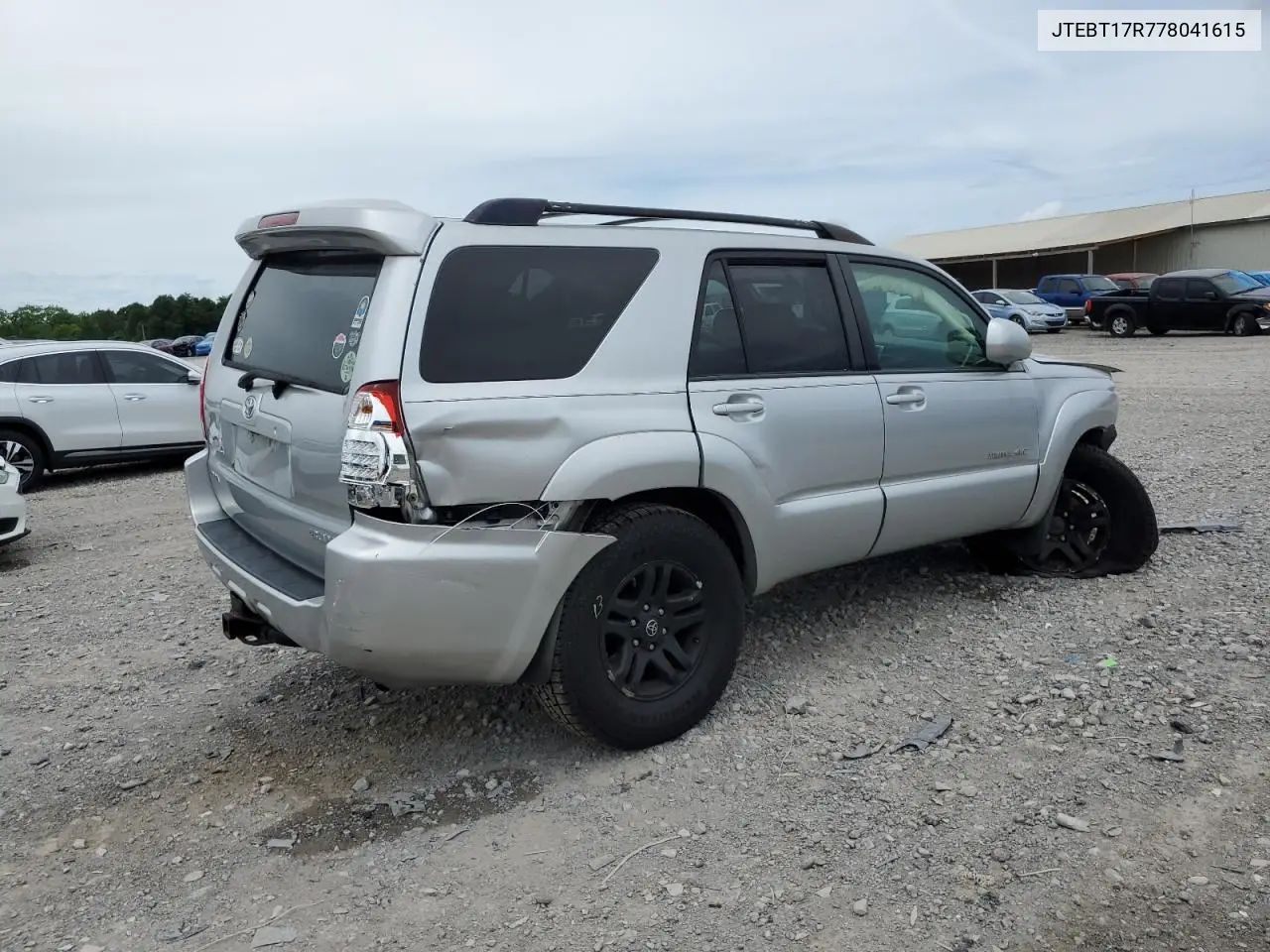 2007 Toyota 4Runner Limited VIN: JTEBT17R778041615 Lot: 61758515