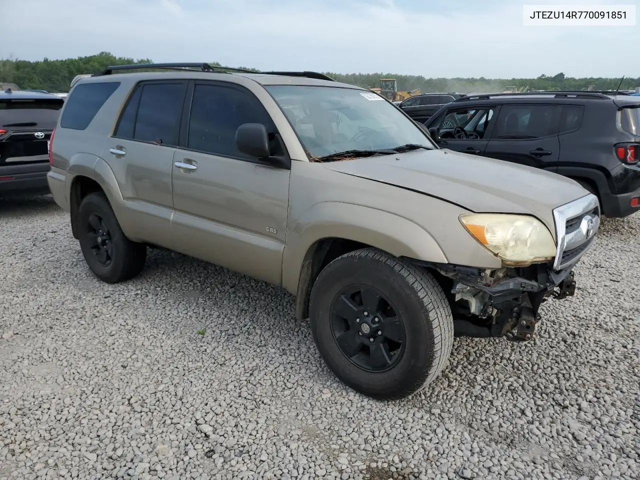 2007 Toyota 4Runner Sr5 VIN: JTEZU14R770091851 Lot: 62738975