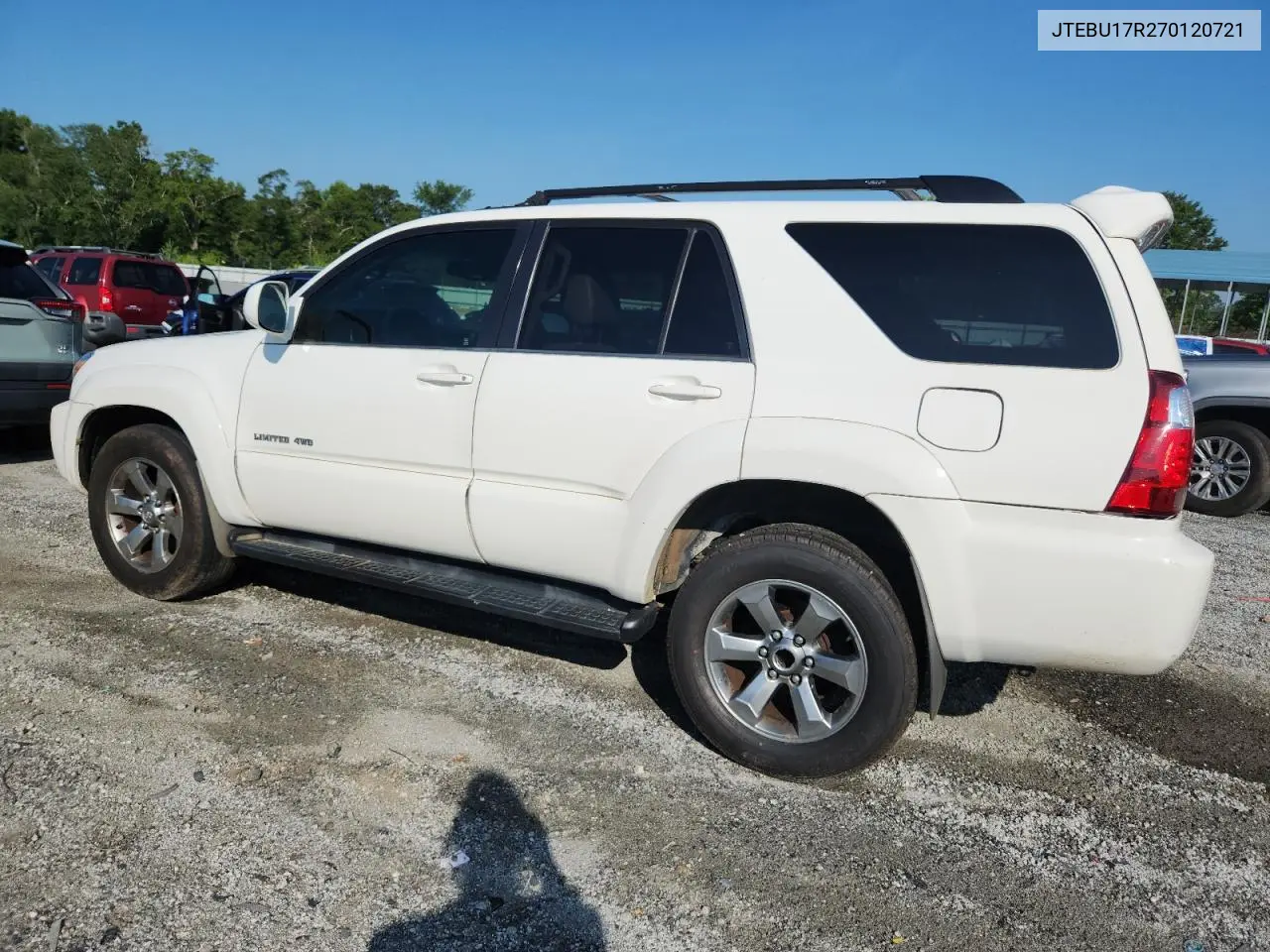 2007 Toyota 4Runner Limited VIN: JTEBU17R270120721 Lot: 62968045