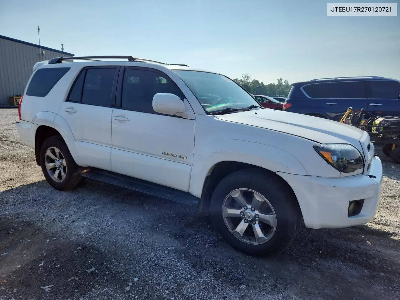 2007 Toyota 4Runner Limited VIN: JTEBU17R270120721 Lot: 62968045