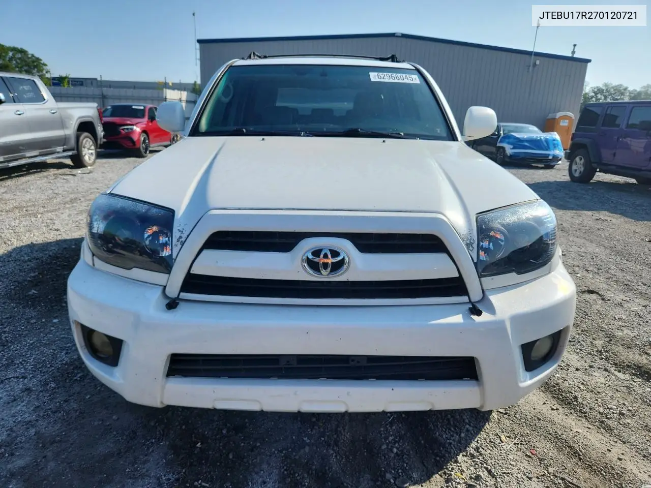 2007 Toyota 4Runner Limited VIN: JTEBU17R270120721 Lot: 62968045
