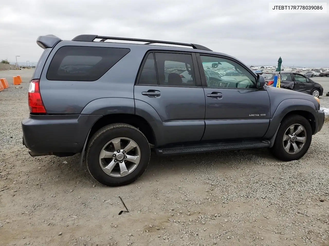 2007 Toyota 4Runner Limited VIN: JTEBT17R778039086 Lot: 64812875