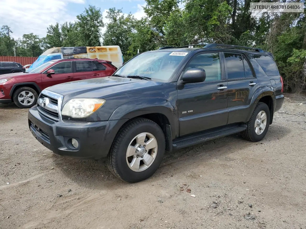 2007 Toyota 4Runner Sr5 VIN: JTEBU14R878104836 Lot: 65506655