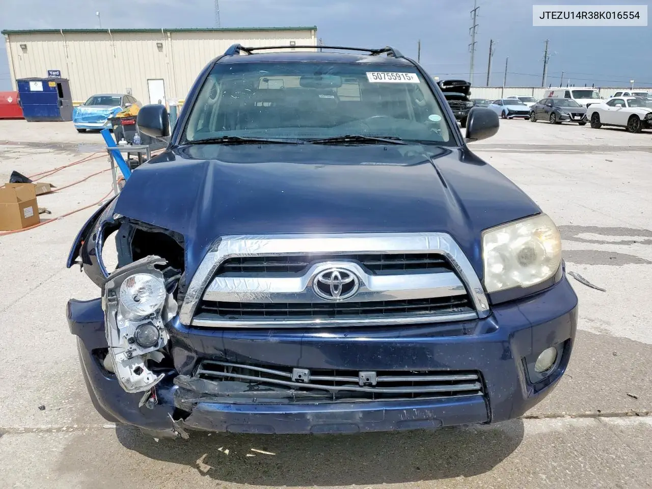 2008 Toyota 4Runner Sr5 VIN: JTEZU14R38K016554 Lot: 50755915