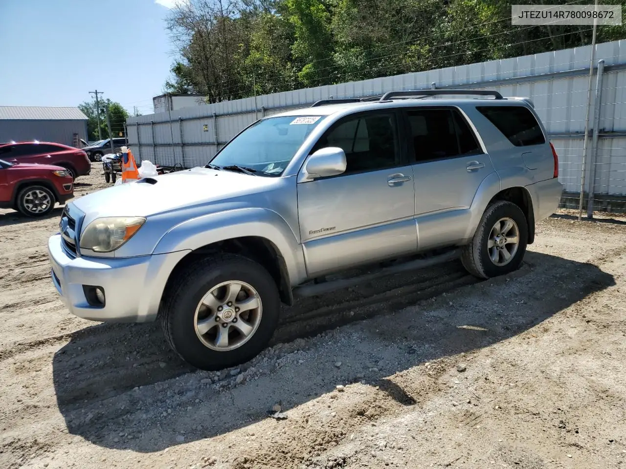 2008 Toyota 4Runner Sr5 VIN: JTEZU14R780098672 Lot: 55787325