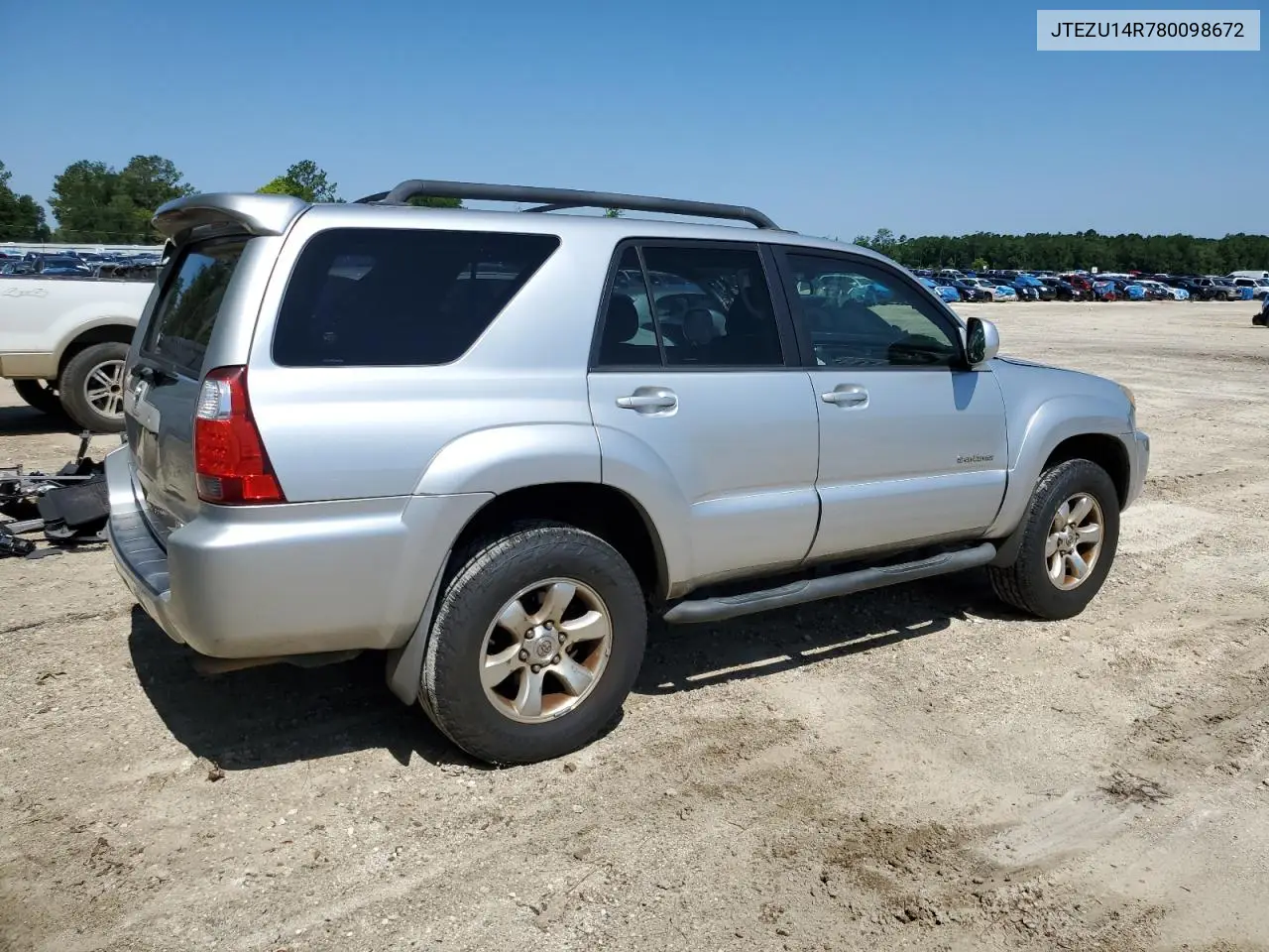 2008 Toyota 4Runner Sr5 VIN: JTEZU14R780098672 Lot: 55787325