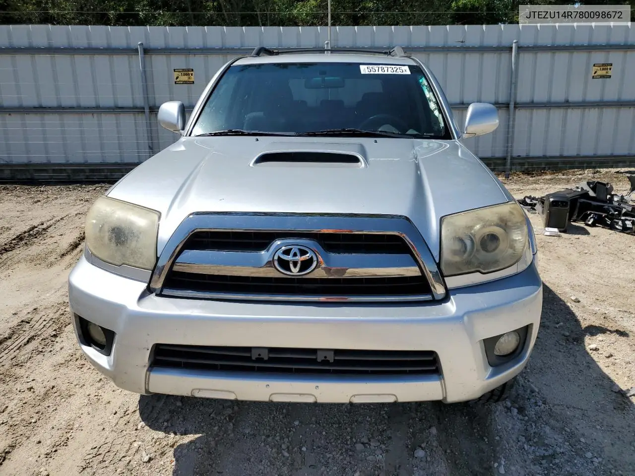 2008 Toyota 4Runner Sr5 VIN: JTEZU14R780098672 Lot: 55787325