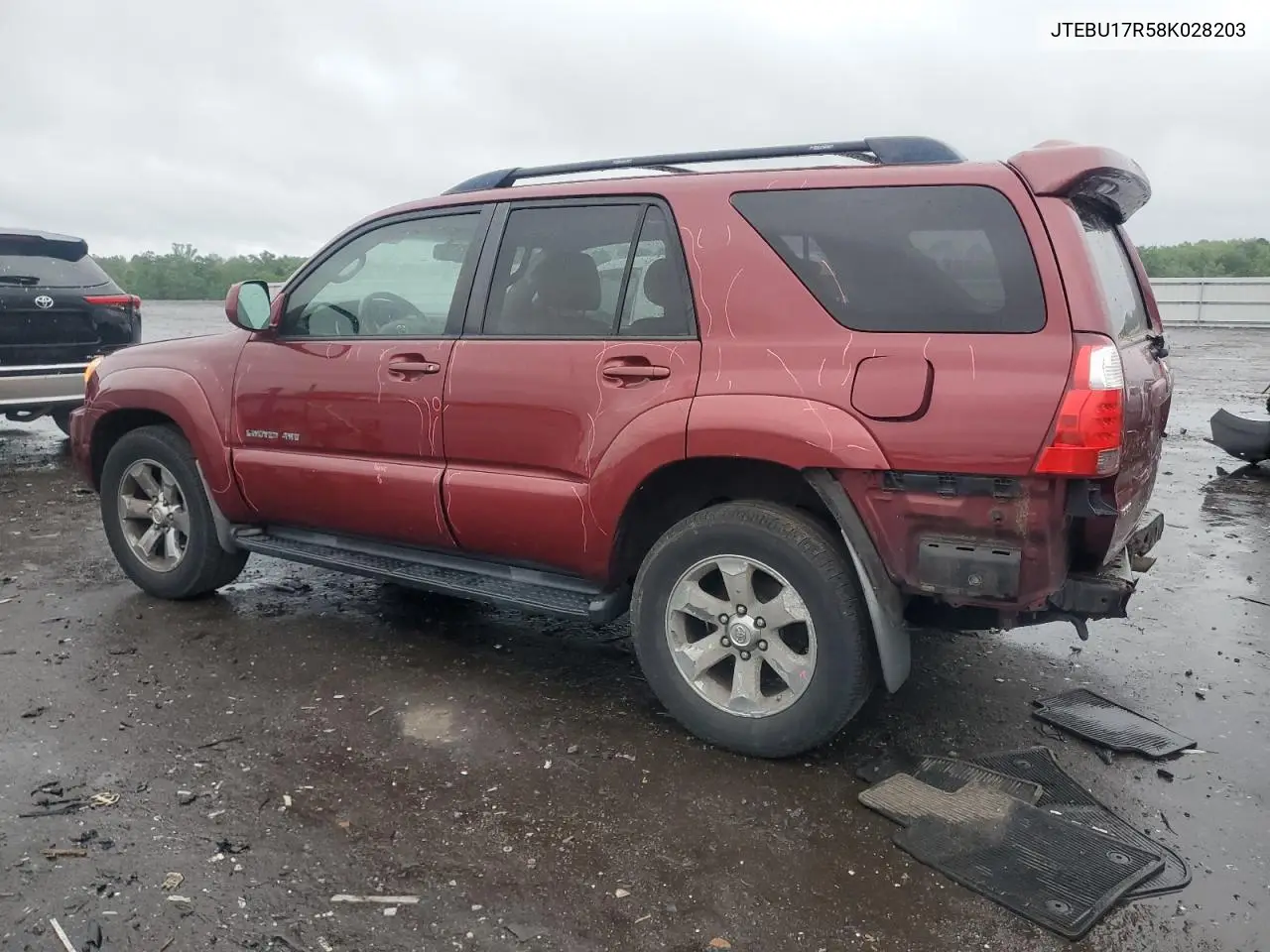 2008 Toyota 4Runner Limited VIN: JTEBU17R58K028203 Lot: 56116355