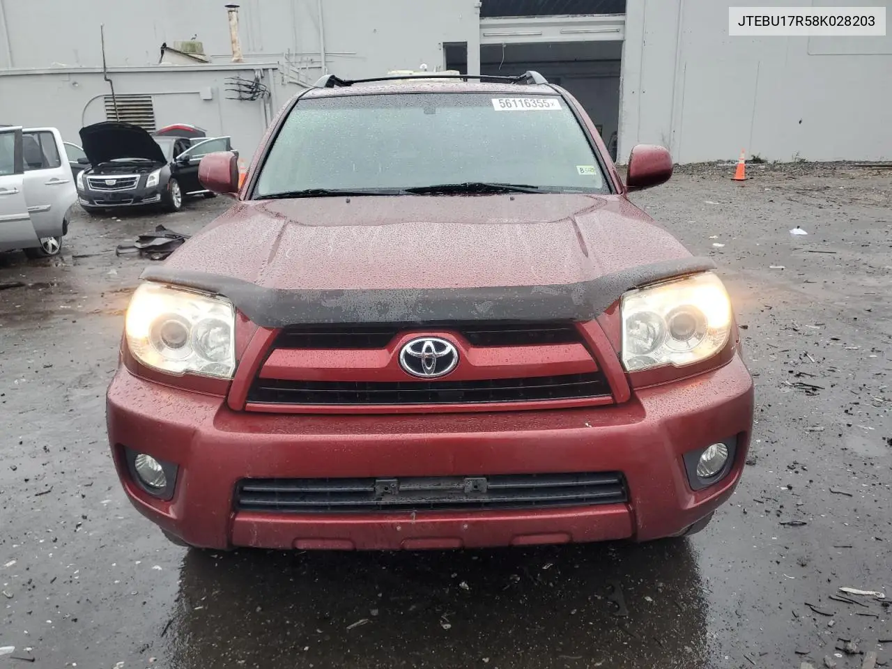 2008 Toyota 4Runner Limited VIN: JTEBU17R58K028203 Lot: 56116355