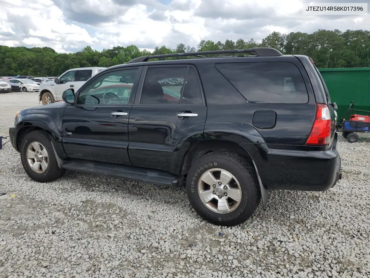 2008 Toyota 4Runner Sr5 VIN: JTEZU14R58K017396 Lot: 56894935