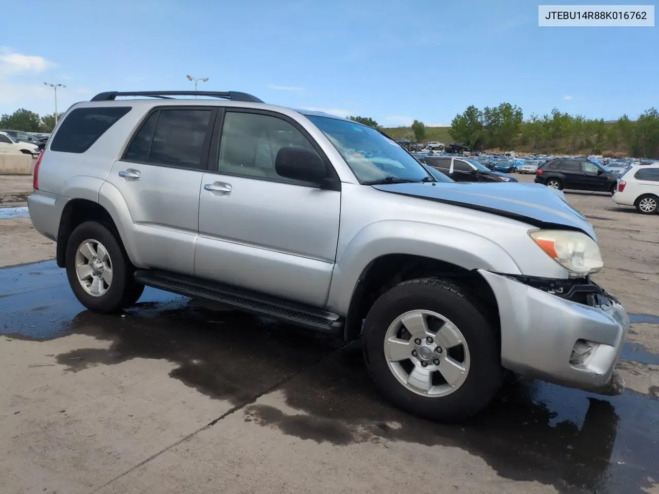 2008 Toyota 4Runner Sr5 VIN: JTEBU14R88K016762 Lot: 58600845