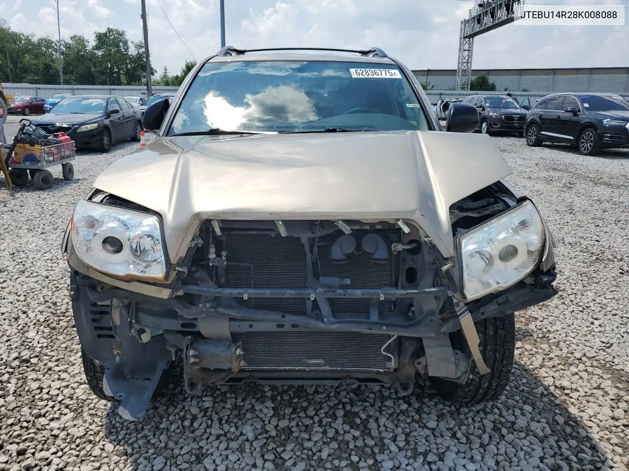 2008 Toyota 4Runner Sr5 VIN: JTEBU14R28K008088 Lot: 62836775