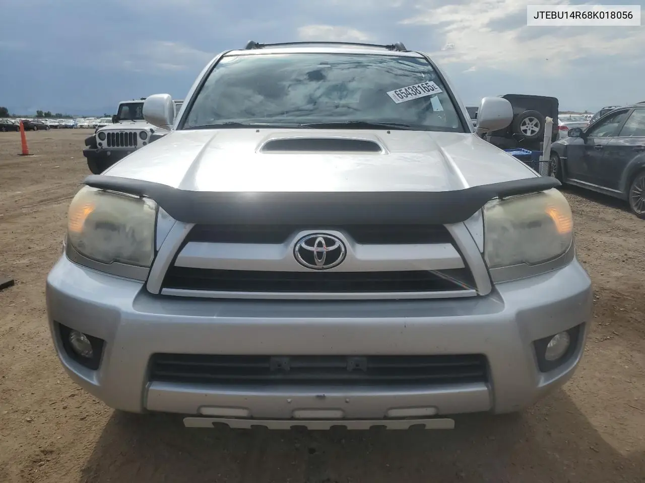 2008 Toyota 4Runner Sr5 VIN: JTEBU14R68K018056 Lot: 65438165