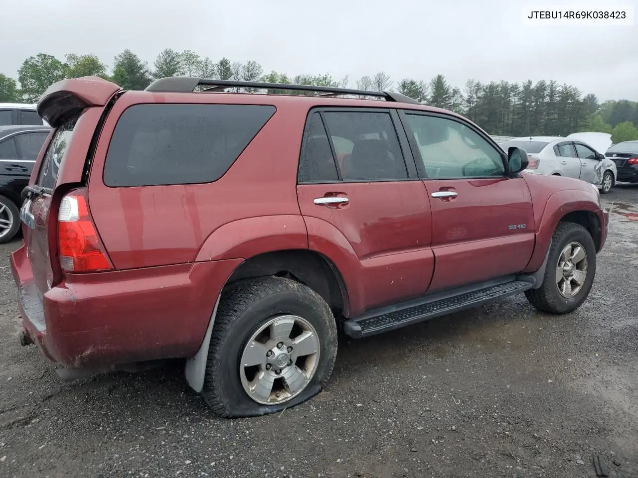 2009 Toyota 4Runner Sr5 VIN: JTEBU14R69K038423 Lot: 56800235