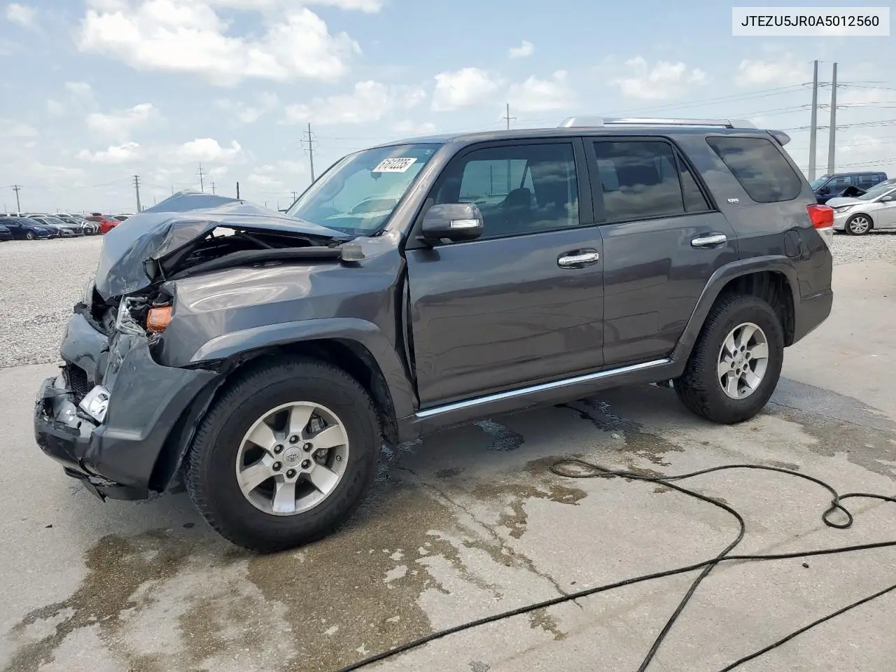 2010 Toyota 4Runner Sr5 VIN: JTEZU5JR0A5012560 Lot: 61612235