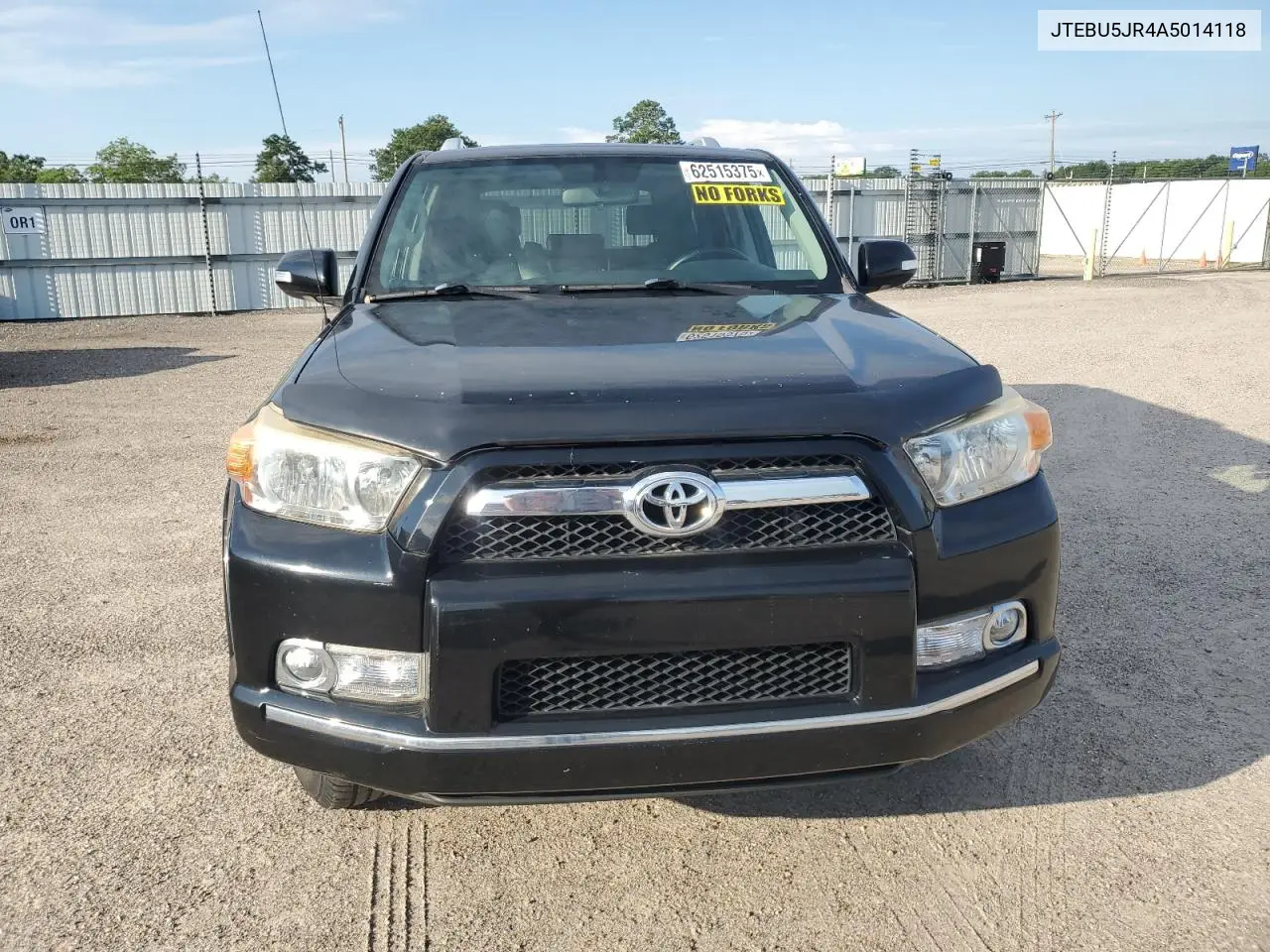 2010 Toyota 4Runner Sr5 VIN: JTEBU5JR4A5014118 Lot: 62515375