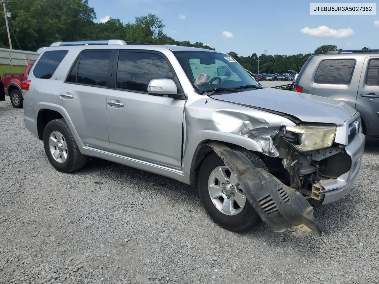 2010 Toyota 4Runner Sr5 VIN: JTEBU5JR3A5027362 Lot: 65095225