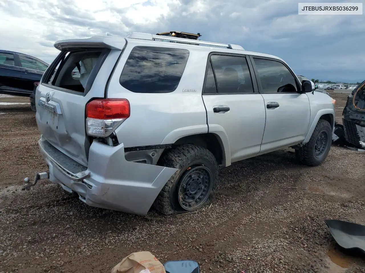 2011 Toyota 4Runner Sr5 VIN: JTEBU5JRXB5036299 Lot: 62197025
