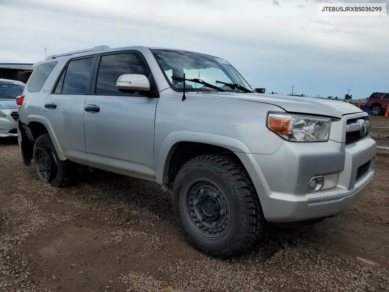 2011 Toyota 4Runner Sr5 VIN: JTEBU5JRXB5036299 Lot: 62197025