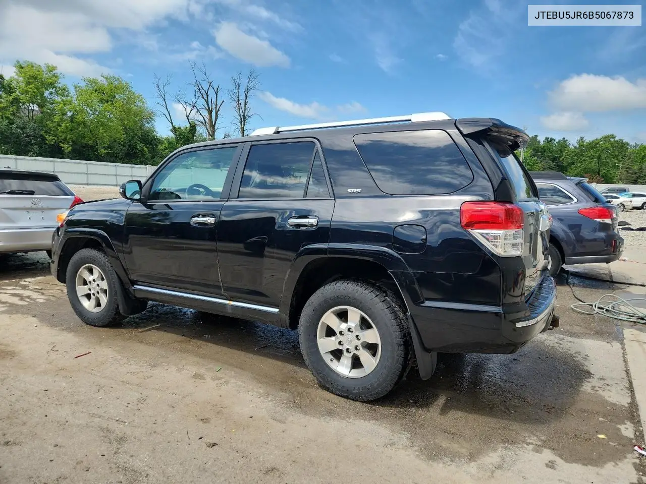 2011 Toyota 4Runner Sr5 VIN: JTEBU5JR6B5067873 Lot: 62406955