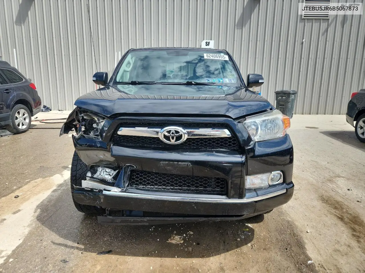2011 Toyota 4Runner Sr5 VIN: JTEBU5JR6B5067873 Lot: 62406955