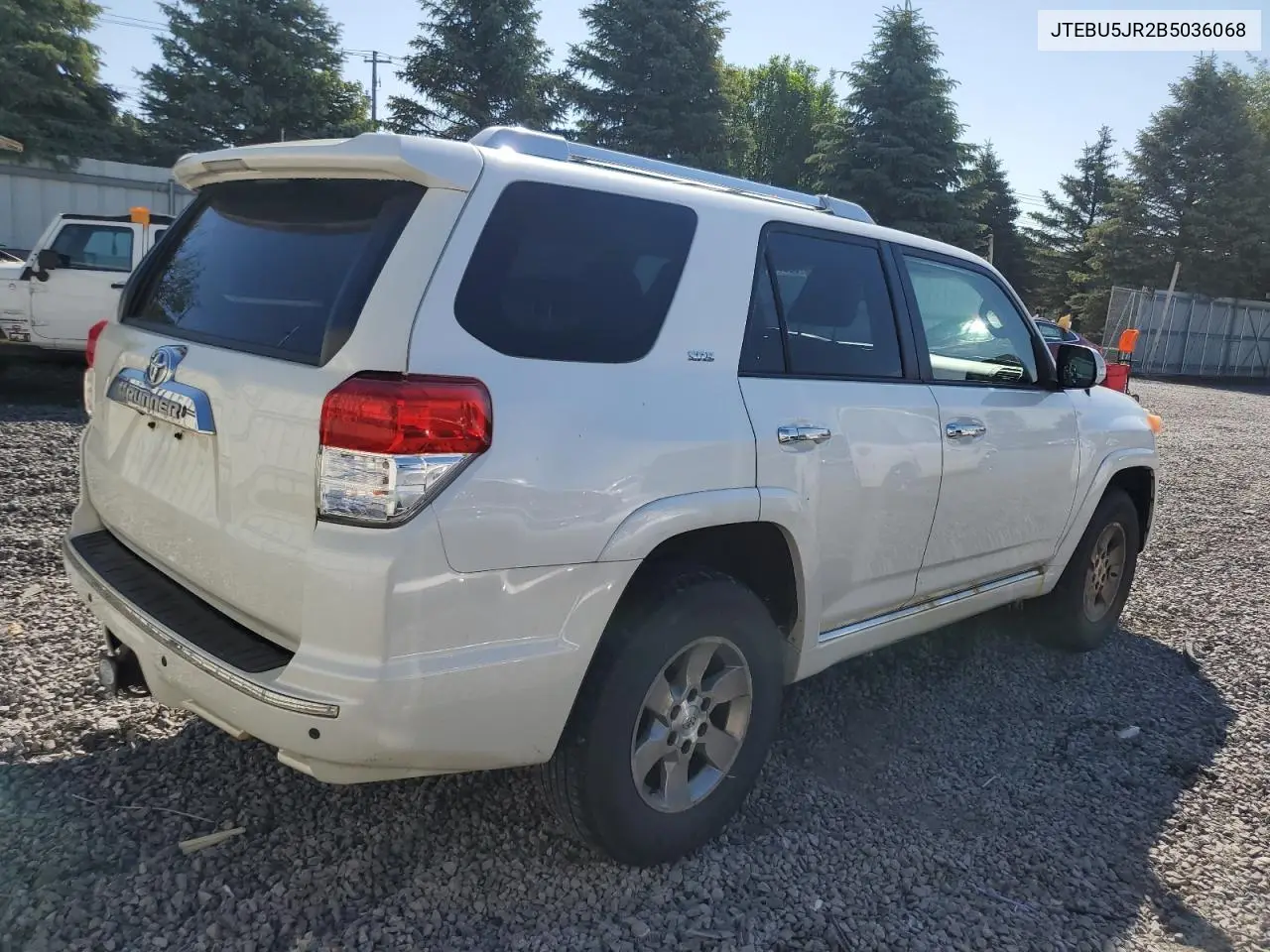 2011 Toyota 4Runner Sr5 VIN: JTEBU5JR2B5036068 Lot: 63075755