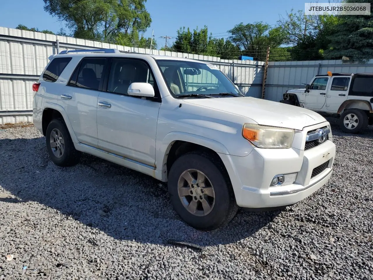 2011 Toyota 4Runner Sr5 VIN: JTEBU5JR2B5036068 Lot: 63075755
