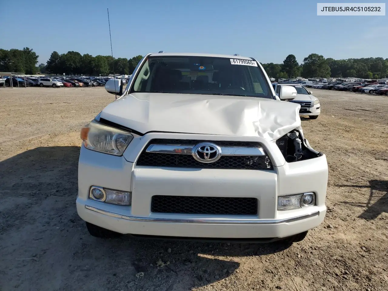 2012 Toyota 4Runner Sr5 VIN: JTEBU5JR4C5105232 Lot: 61799565
