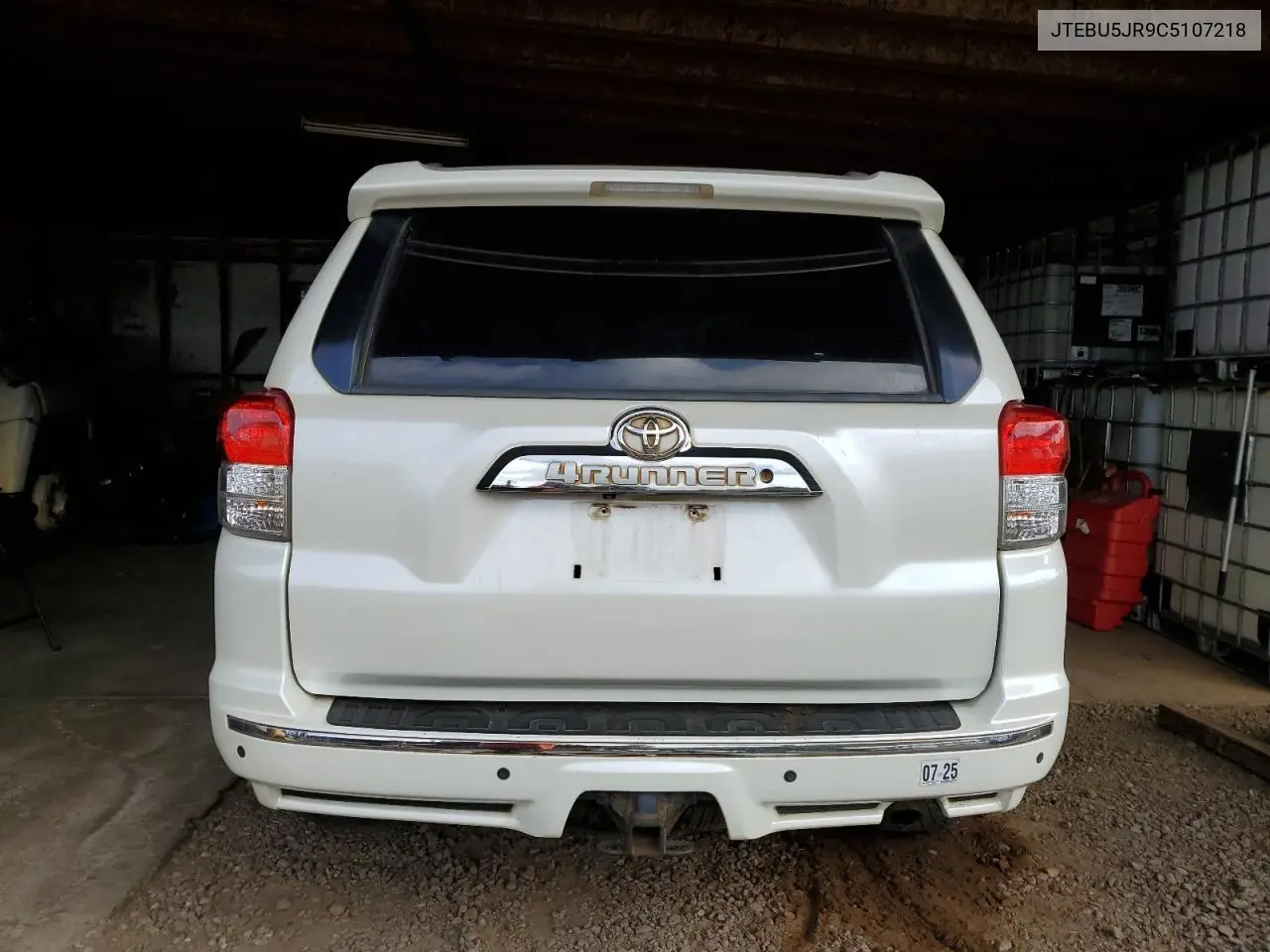 2012 Toyota 4Runner Sr5 VIN: JTEBU5JR9C5107218 Lot: 65092245