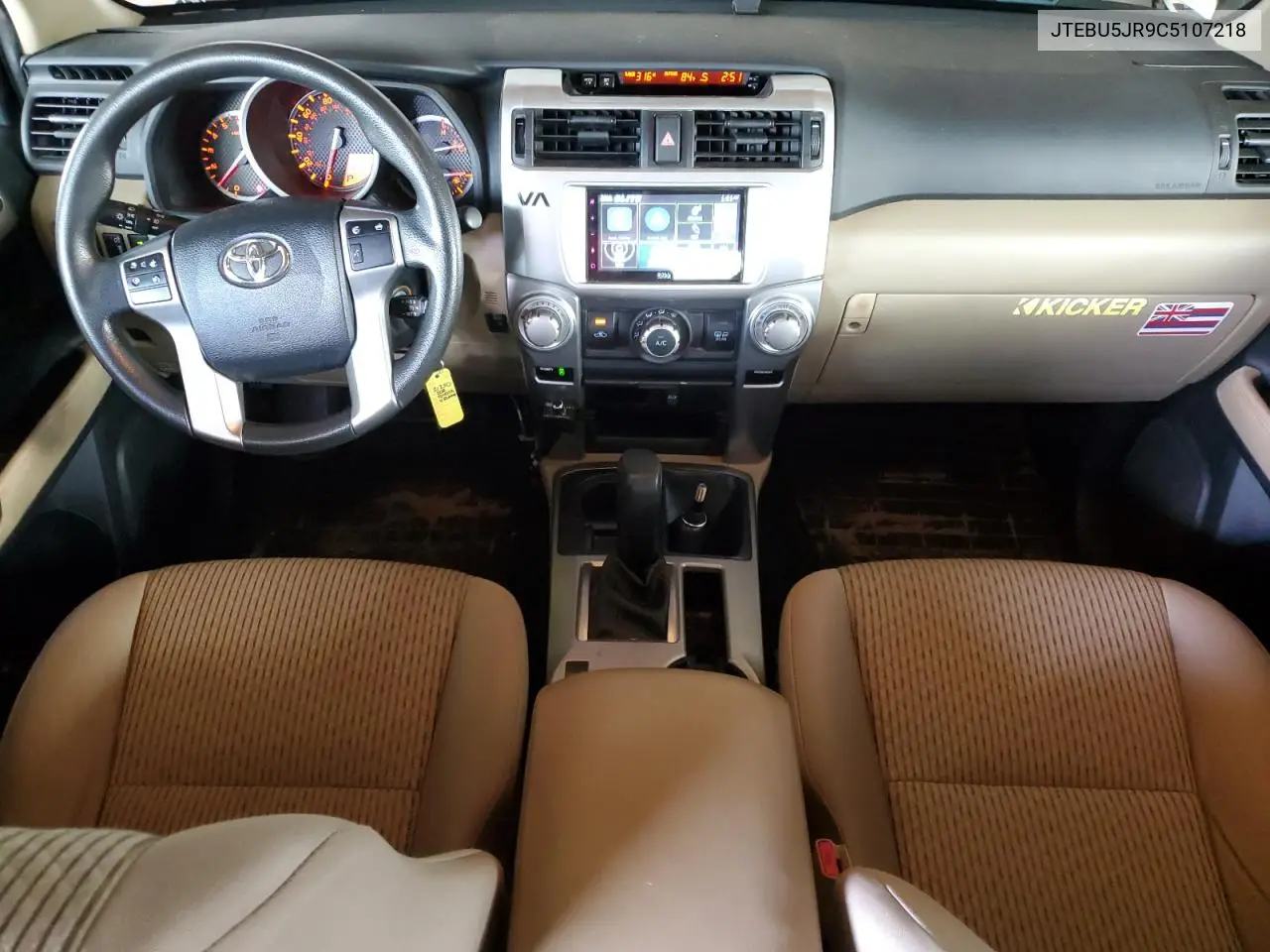 2012 Toyota 4Runner Sr5 VIN: JTEBU5JR9C5107218 Lot: 65092245