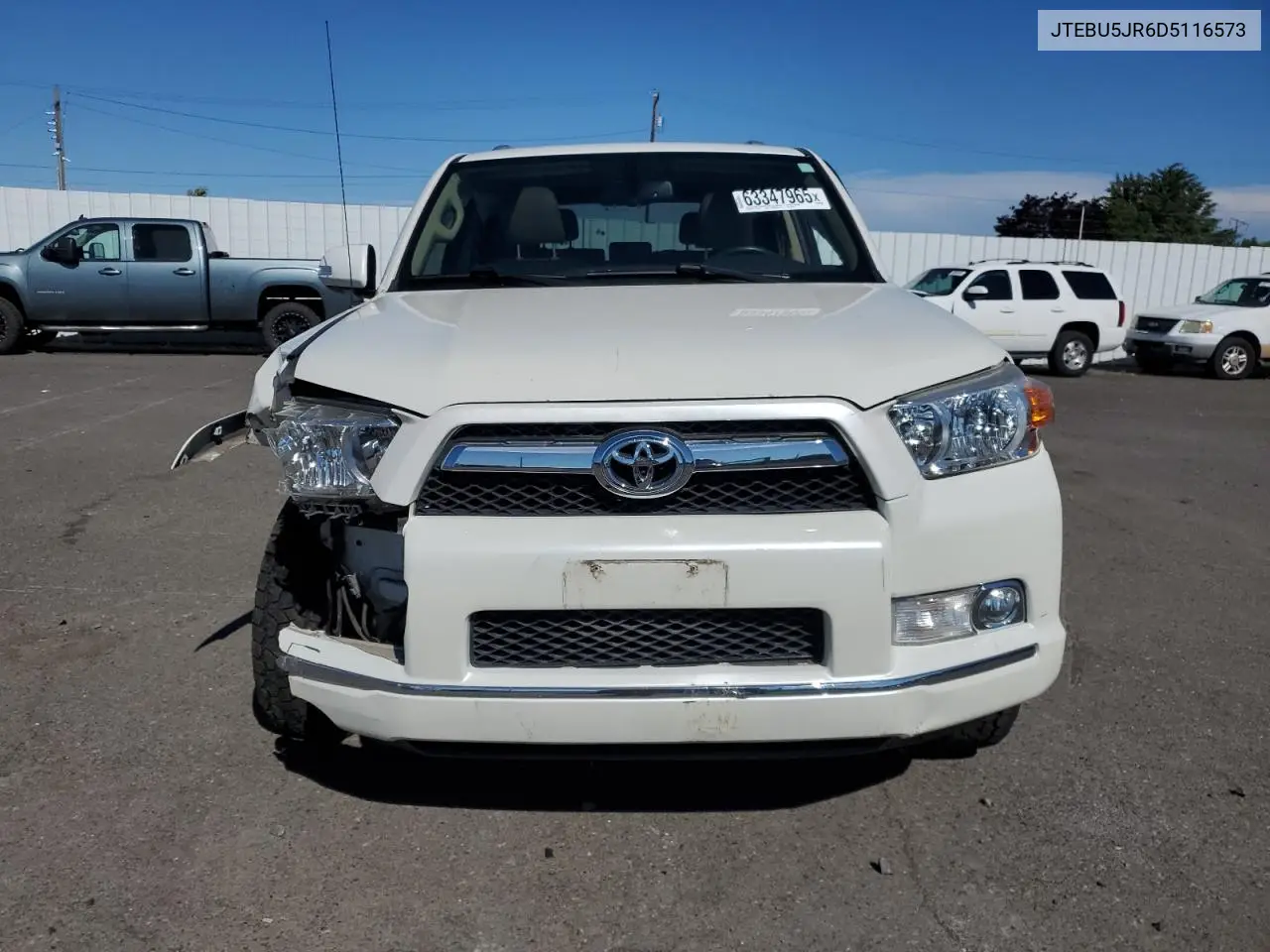 2013 Toyota 4Runner Sr5 VIN: JTEBU5JR6D5116573 Lot: 63347965