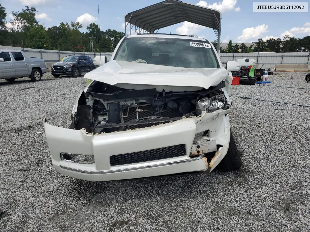 2013 Toyota 4Runner Sr5 VIN: JTEBU5JR3D5112092 Lot: 65880695