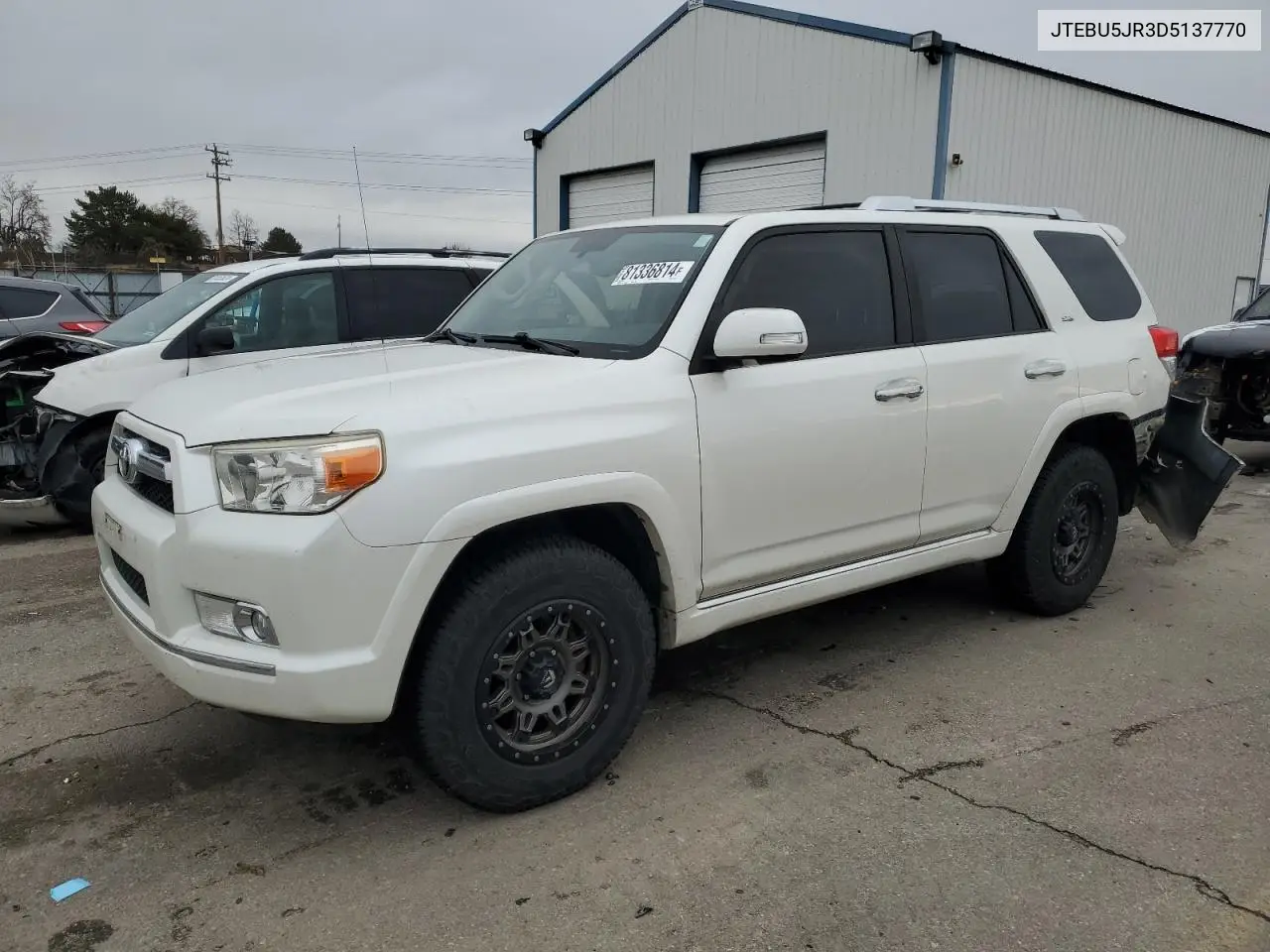 2013 Toyota 4Runner Sr5 VIN: JTEBU5JR3D5137770 Lot: 81336814