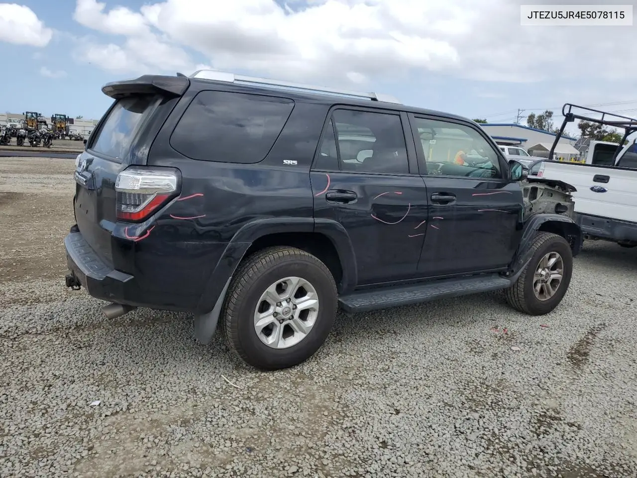 2014 Toyota 4Runner Sr5 VIN: JTEZU5JR4E5078115 Lot: 51715295