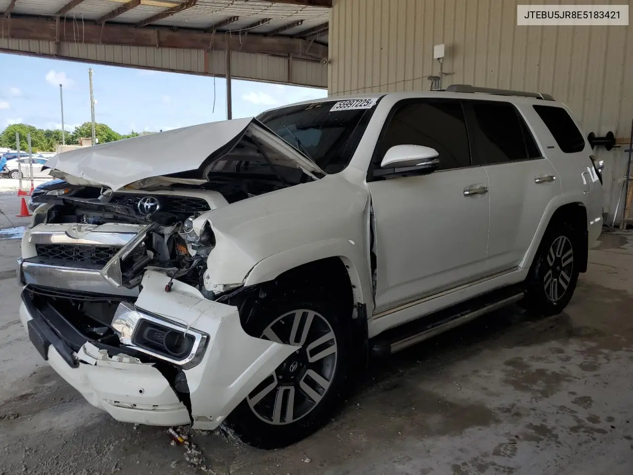 2014 Toyota 4Runner Sr5 VIN: JTEBU5JR8E5183421 Lot: 55997225